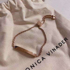 NWOT Monica Vinader Rose Gold Bracelet